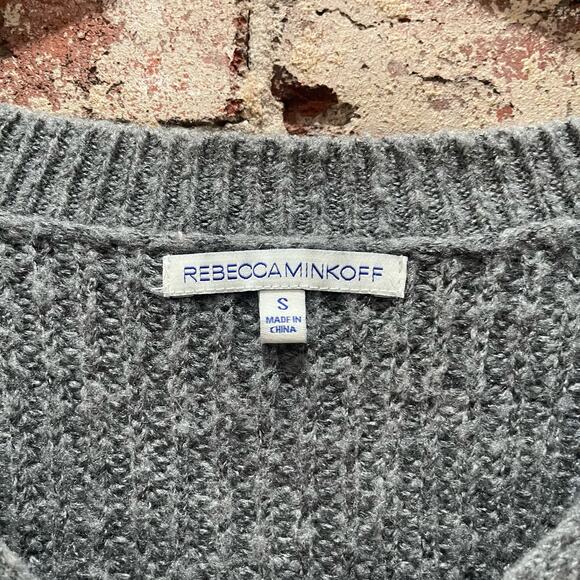Rebecca Minkoff Remi Gray Sweater Size Small - Picture 6 of 9